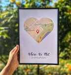 Карта "Къде се срещнахме"